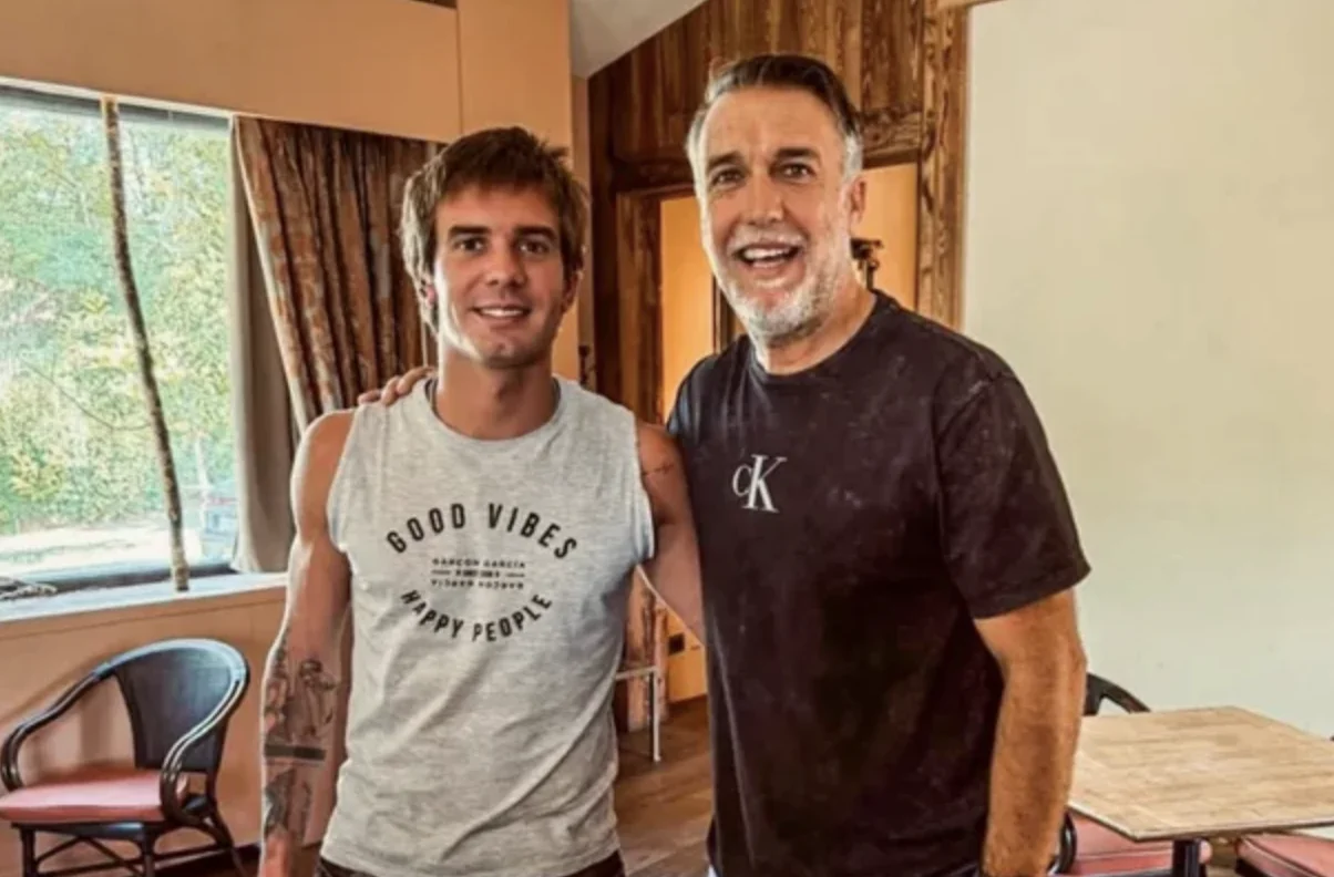 Franco Mastantuono se encontró con Gabriel Batistuta en Italia: la foto viral