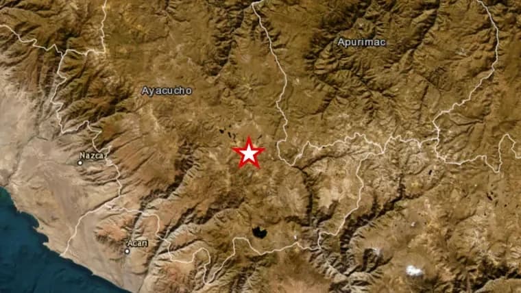 Terremoto en Perú de magnitud 7,2 sacudió Ayacucho: daños y un herido