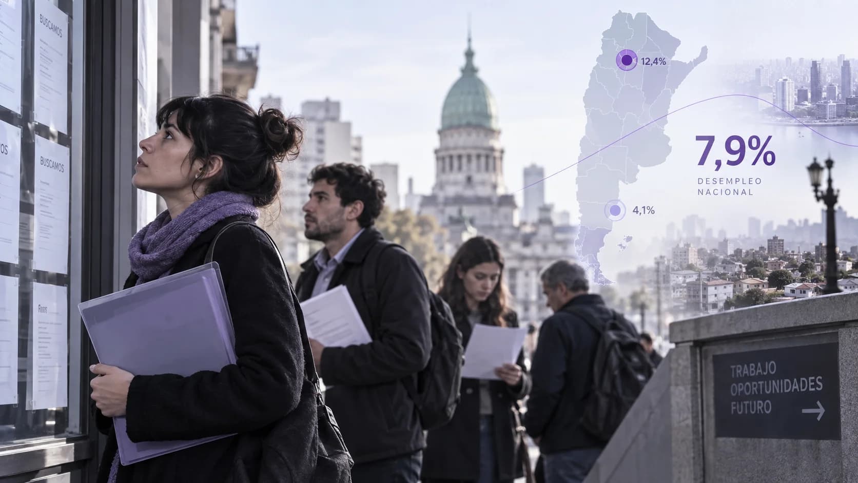 Desocupación en Argentina: el mapa de las ciudades más afectadas