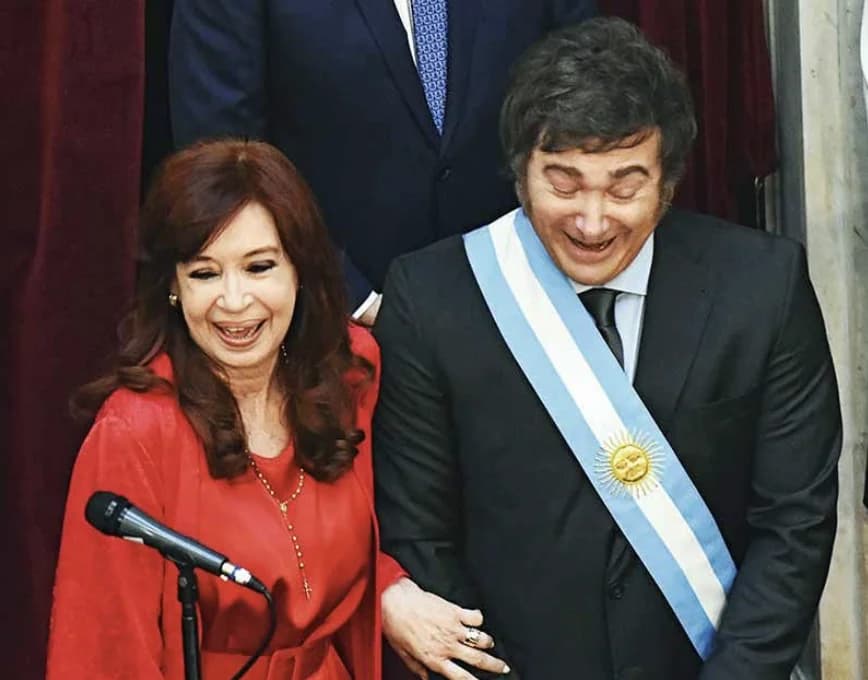 Quién tiene mejor imagen según una encuesta nacional: ¿Javier Milei o Cristina Kirchner?