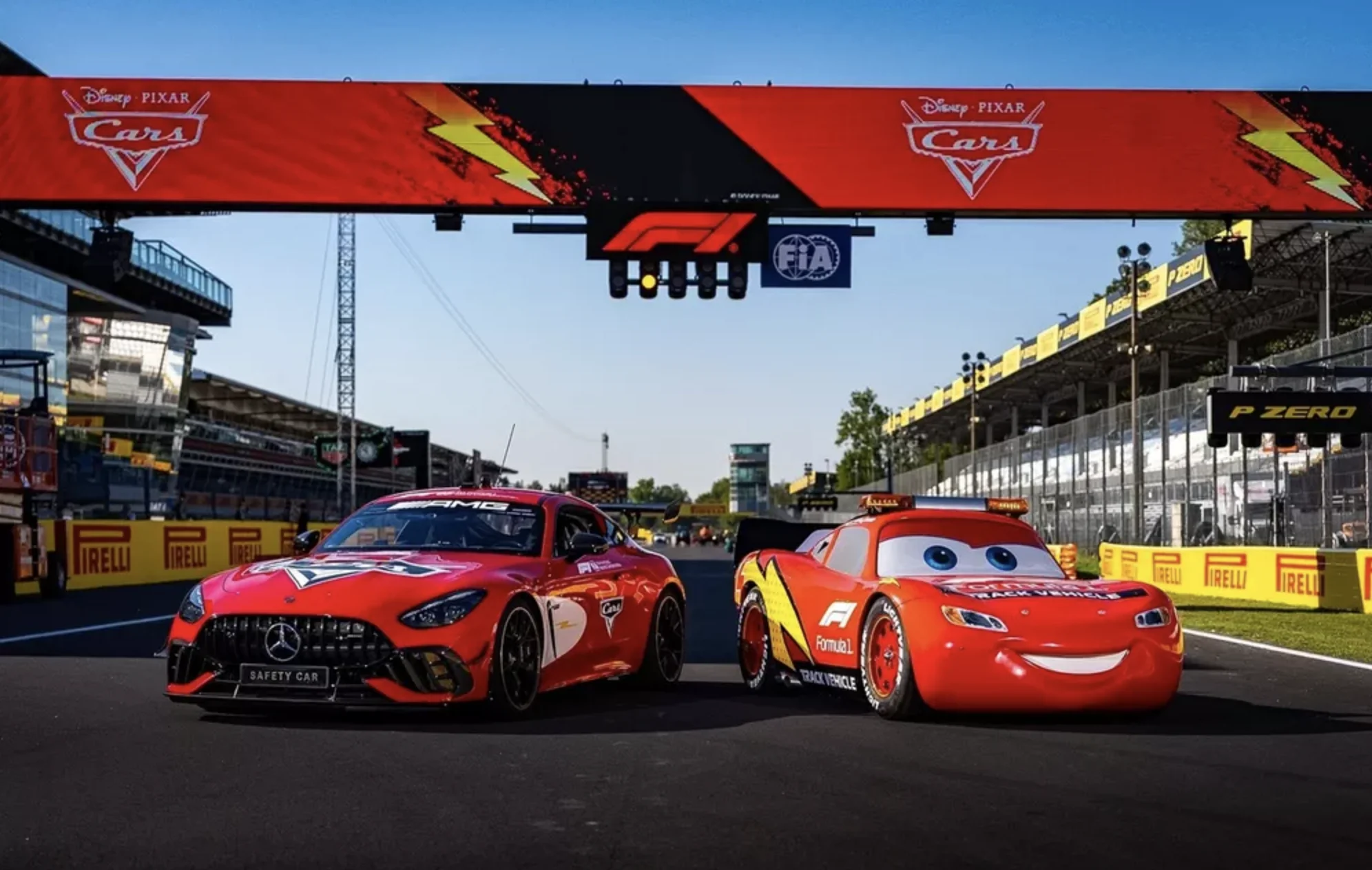 Fórmula 1: por qué Rayo McQueen será el safety car en Monza