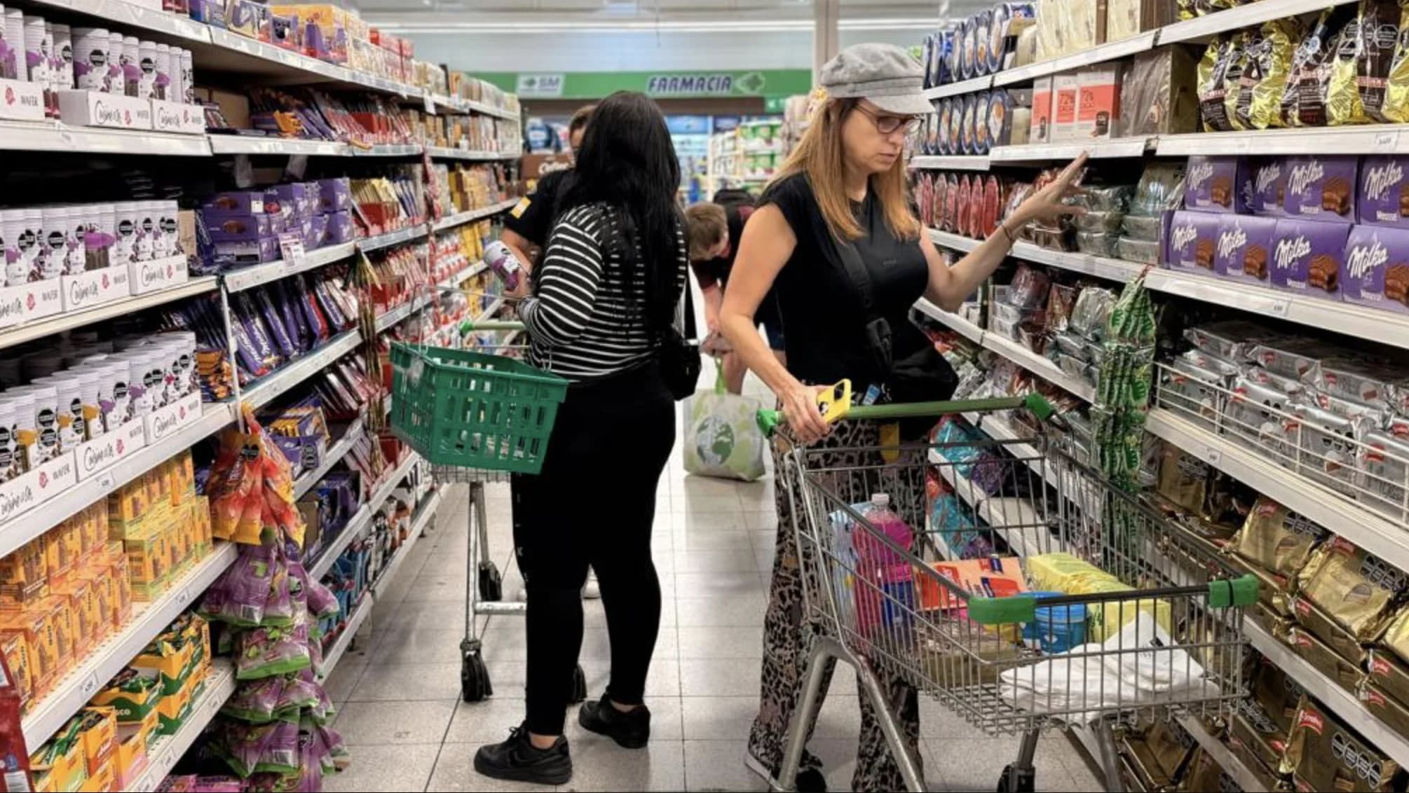 Video viral: la compra de supermercado en España cuesta el triple en Argentina