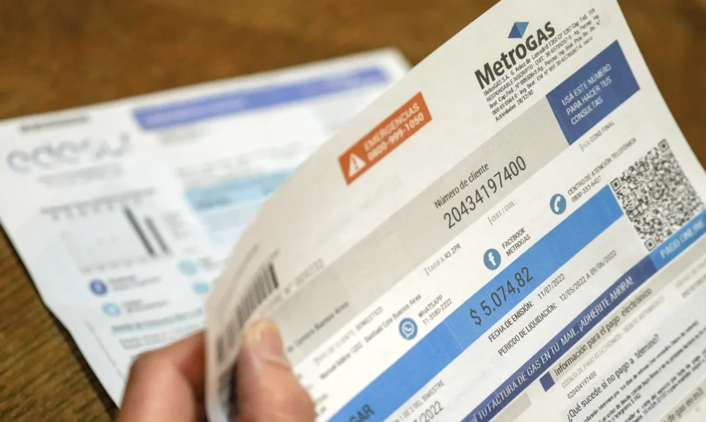 Aumento de tarifas de luz y gas en septiembre: hasta 1,75% más en las boletas