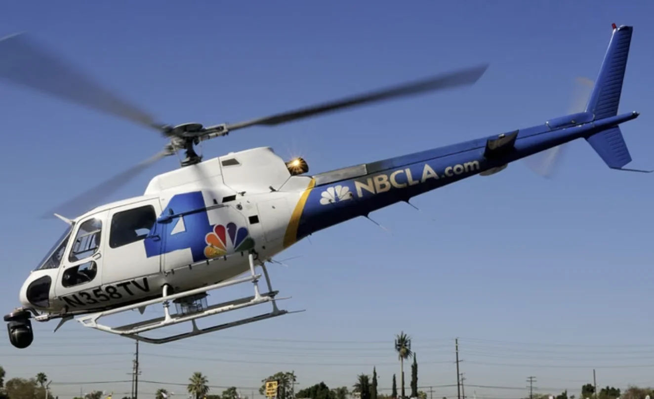 Helicóptero de NBC y Telemundo se estrella en vivo en Los Ángeles