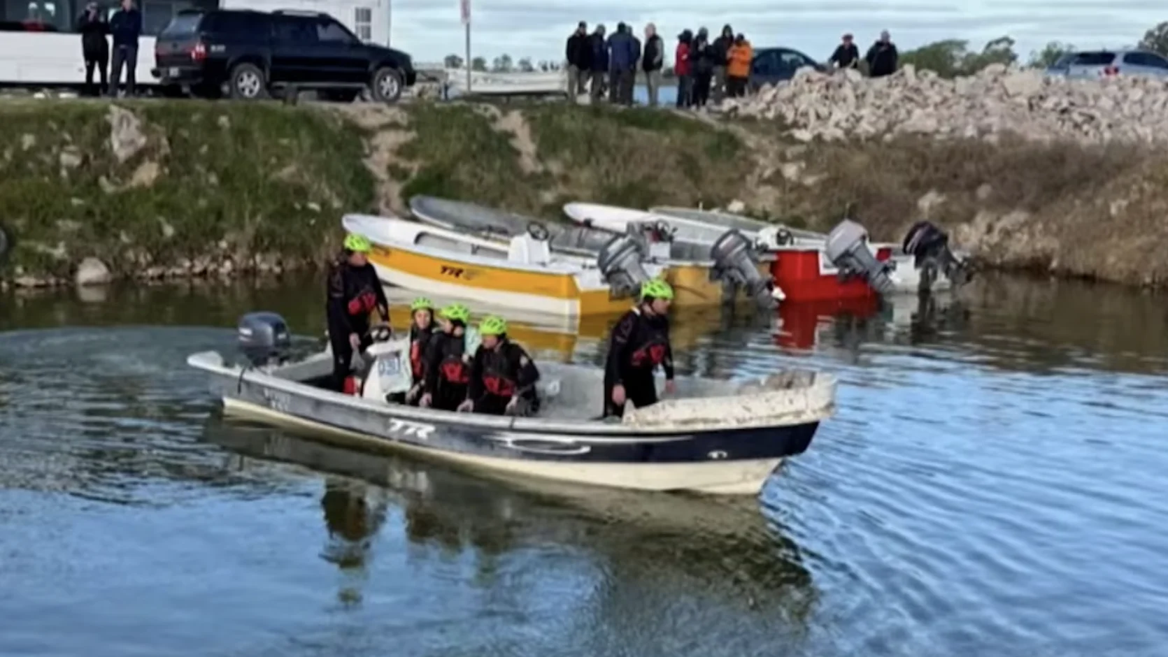 Laguna del Monte: tres pescadores ahogados y dos desaparecidos en Guaminí